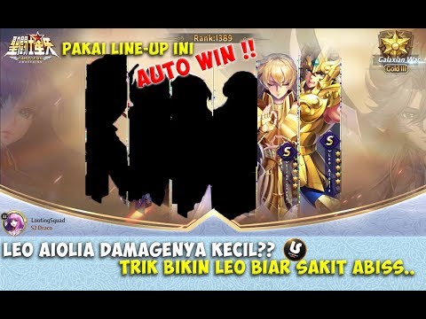 SADISNYA DUET LEO AIOLIA DAN VIRGO SHAKA + LINE-UP UNTUK GALAXIAN WAR- Saint Seiya Awakening