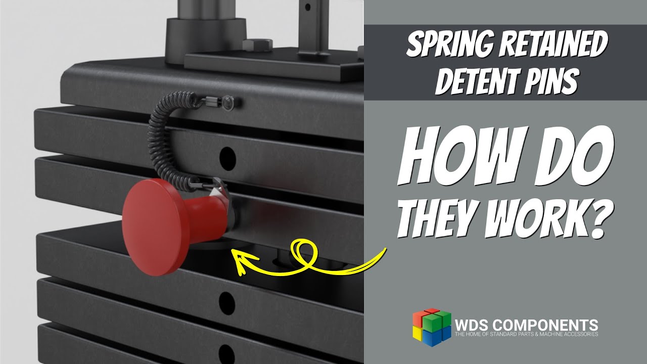 New products from WDS Components - Spring Retained Detent Pins - How do they work?