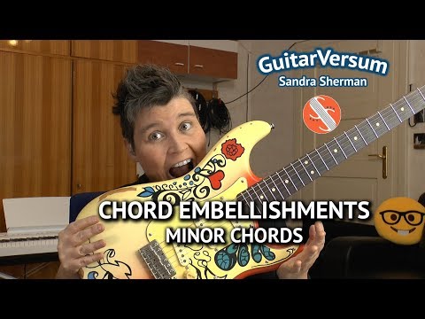 Guitar Lesson - Minor Chord Embellishments - Soul Guitar Fills