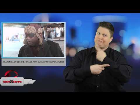 Millions across U.S. brace for sub-zero temperatures (ASL - 1.29.19)