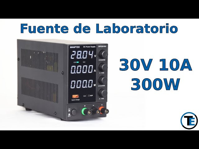Vídeo relacionado con WANPTEK POWER Fuente de alimentación de Regulable 30V 10A, Fuente Alimentacion de Laboratorio con 3 Grupos de Almacenamiento de Datos/Protección OCP/Pantalla LED de 4 Dígitos