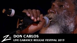 Don Carlos - Garance Reggae Festival 2013 - LIVE
