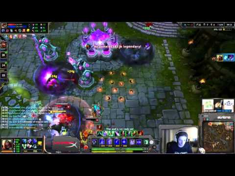 TSM Bjergsen Pentakill on Zed!