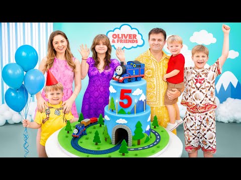 Olivers 5. Geburtstag! Thomas und seine Freunde Party