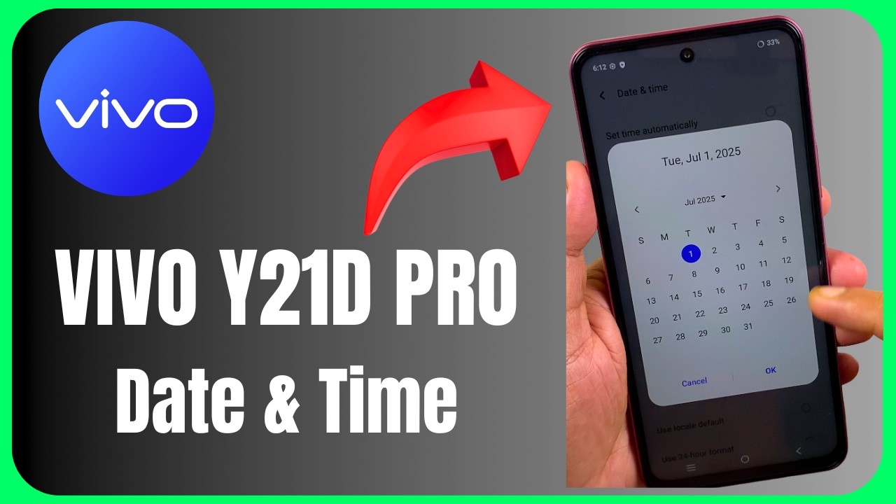 🕒 Vivo Y21D Date & Time Change 😱📱 | Set Automatic or Manual Time Easily! 🔥