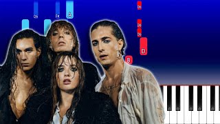 Maneskin - IL DONO DELLA VITA (Piano Tutorial)