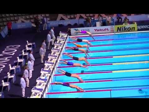 50m Butterfly Men, Final. Swimming World Championships BCN 2013. Cesar CIELO Gold Medal