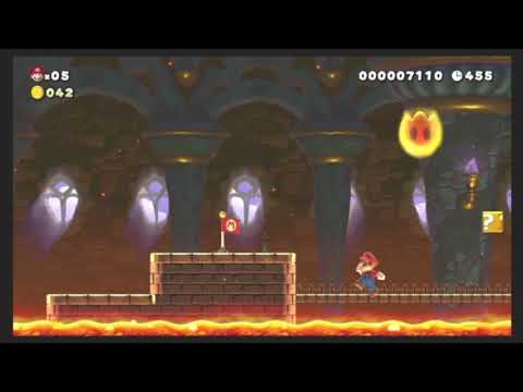 SMM2 Job 73: Lava Bubble Castle