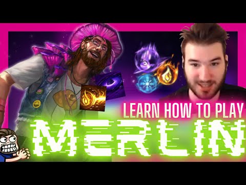 LEARN TO PLAY MERLIN AND BEGIN TO CARRY YOUR GAMES WITH HIM!! (Tips & Tricks)