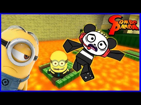 Despicable Me 3 Minion Game! Oh No Floor is Lava! Let's Play Roblox with Combo Panda