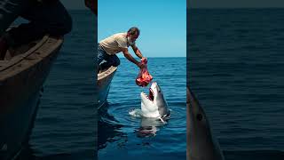 Great White Sharks Can Smell from Miles Away! 🦈 #Shark #OceanPredator