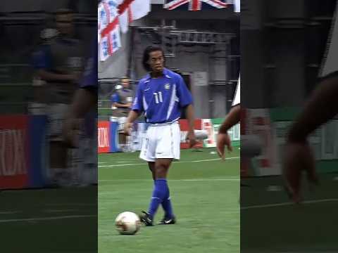 The day Ronaldinho scored the goal that sealed Brazil’s fifth World Cup 👀👑🔥
