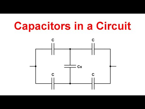 Capacitors in a circuit - Series and Parallel