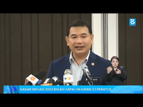 Kadar inflasi 2023 boleh capai unjuran 3.1 peratus Kadar inflasi 2023 boleh capai unjuran 3.1 peratus