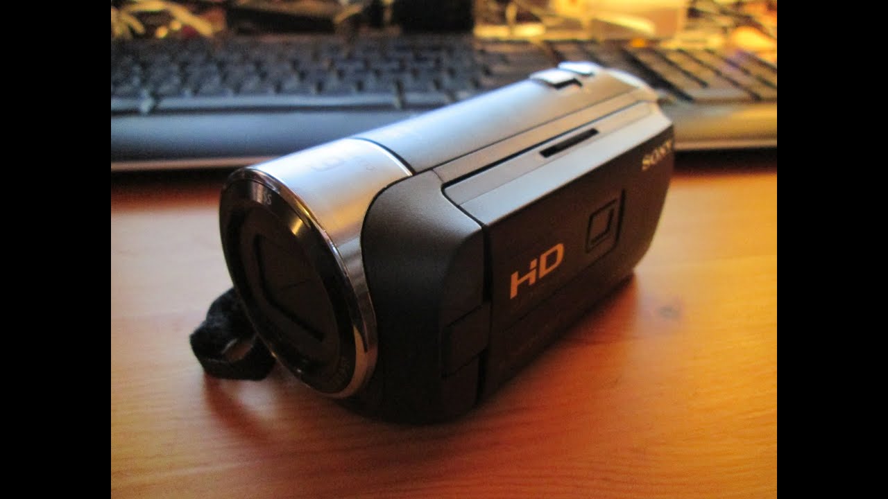Unboxing a Sony HDR PJ440 Camcorder