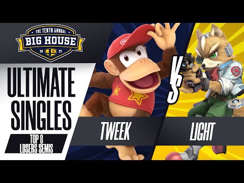 Tweek vs Light - Ultimate Singles Top 8: Losers Semis - TBH10 | Diddy Kong vs Fox