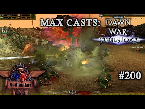 Max Casts: Dawn of War - Unification [v7.3.6] # Death Guard VS Salamander [PvP][1vs1]