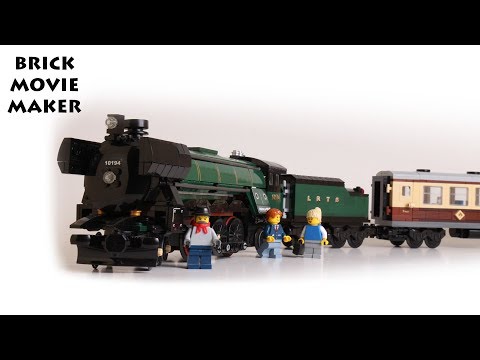 Lego Creator 10194 Emerald Night Smaragdexpress speed build + clips