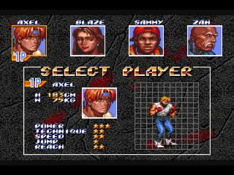 Streets of Rage 3 OST, T02: Spinning Machine (Player Select)