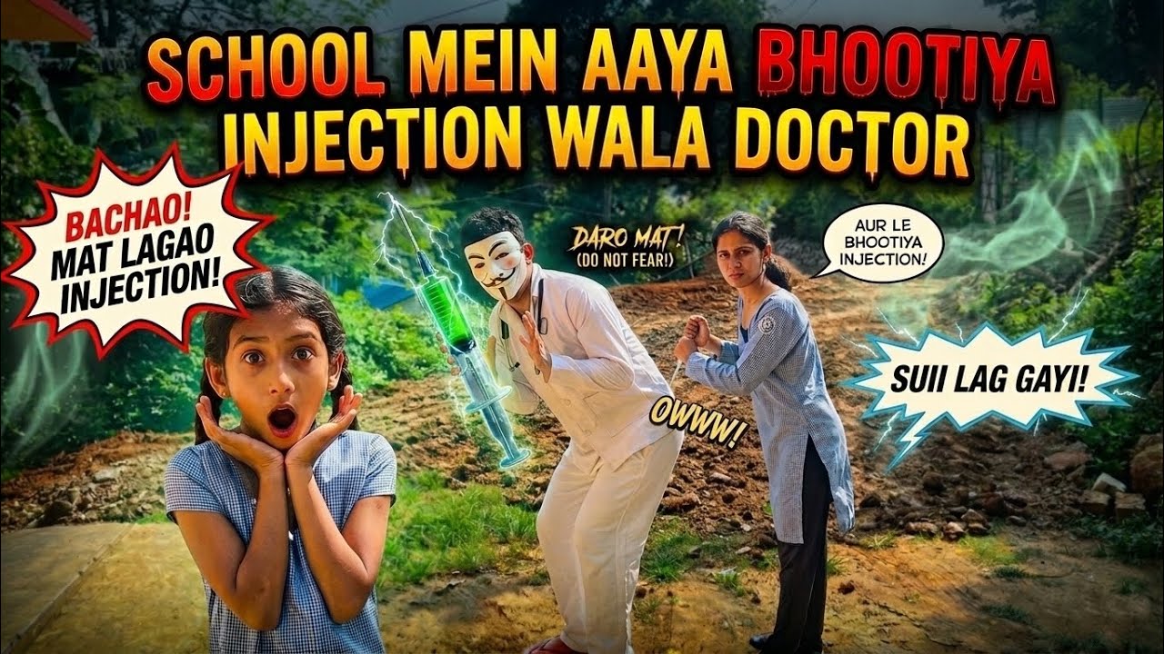 School Mein Aaya Bhootiya Injection Wali Doctor😱 |Funny Comedy Video | Prashant Sharma Entertainment
