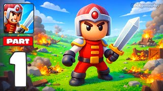 Stronghold Dude: Dragon Rising - Gameplay Walkthrough Part 1 - Journey Build Empire (iOS, Android)