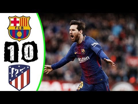 Atletico Madrid vs Barcelona 0 1 All goals & Highlights English Commentary 04 03 2018 HD 1080P