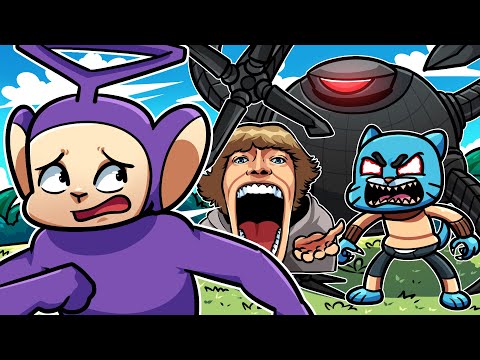 ESCAPE FROM OMNIDROID 67 GUMBALL! | Tinky Winky Plays: Roblox Compilation