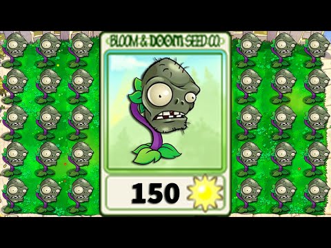 PvZ 1 Mod ZomPlants vs Zombotany - Chomper ZomPlants VS All Zombotany 2