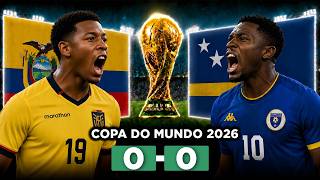 CURAÇAO FAZ HISTÓRIA E CONQUISTA SEU PRIMEIRO PONTO EM COPAS | 0 A 0 CONTRA O EQUADOR!
