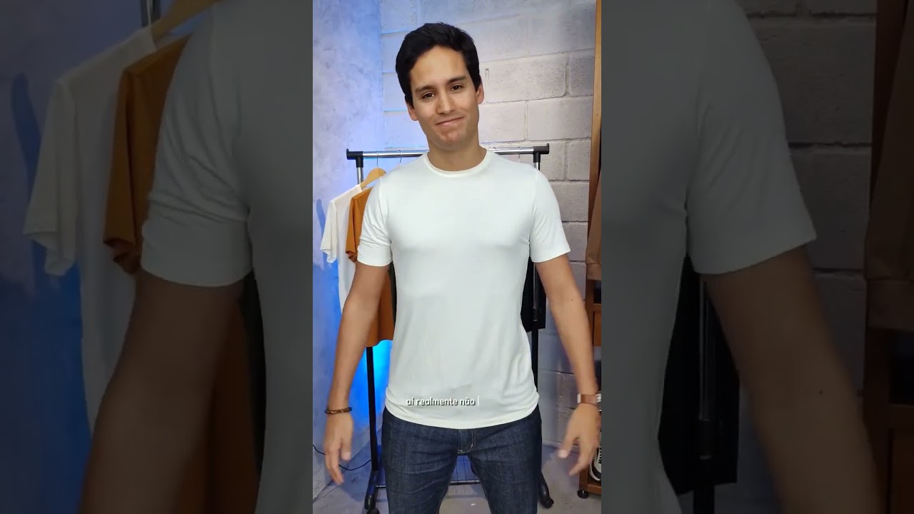 🔥Testei a Tech t-shirt da @insiderstore pra saber se amassa ou não. #techtshirt