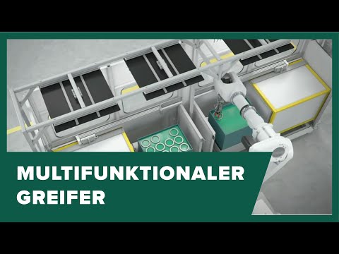 Multifunktionaler Greifer | Handling in Härteanlagen | WICKERT hydraulic presses