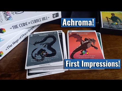 Achroma Card Game - Checking Out A New Card Game | First Impressions!