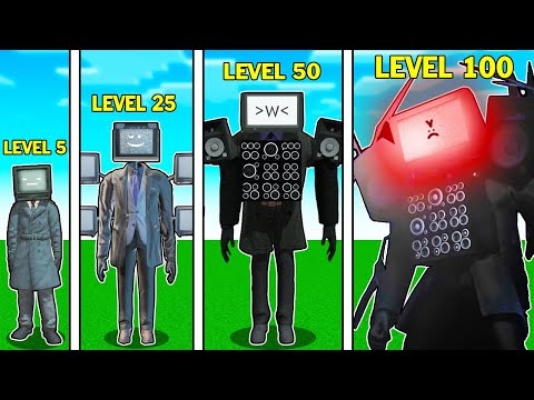 TITAN TV MAN SEVİYELERİ - 😱 Minecraft Enes Arslan