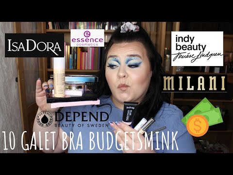 10 GALET BRA BUDGET SMINKPRODUKTER!!!