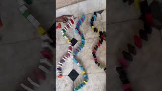 Dominos#count#1️⃣,5️⃣,🔟,2️⃣5️⃣,5️⃣0️⃣,1️⃣0️⃣0️⃣#trending#short#waoo🟡🟣🟤🔴🟢🔵🟠⚫️✅ 