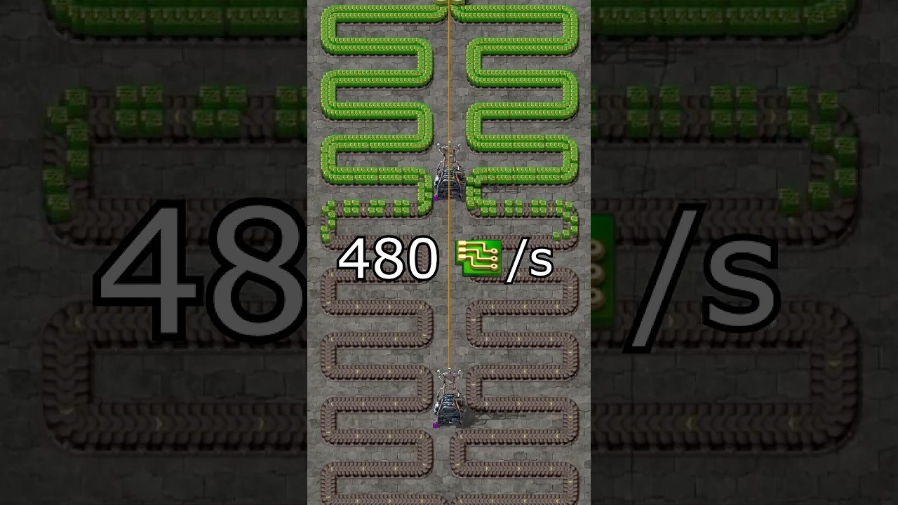 480 Electronic circuits in only 2 machines? Yes! #factorio #factoriospaceage