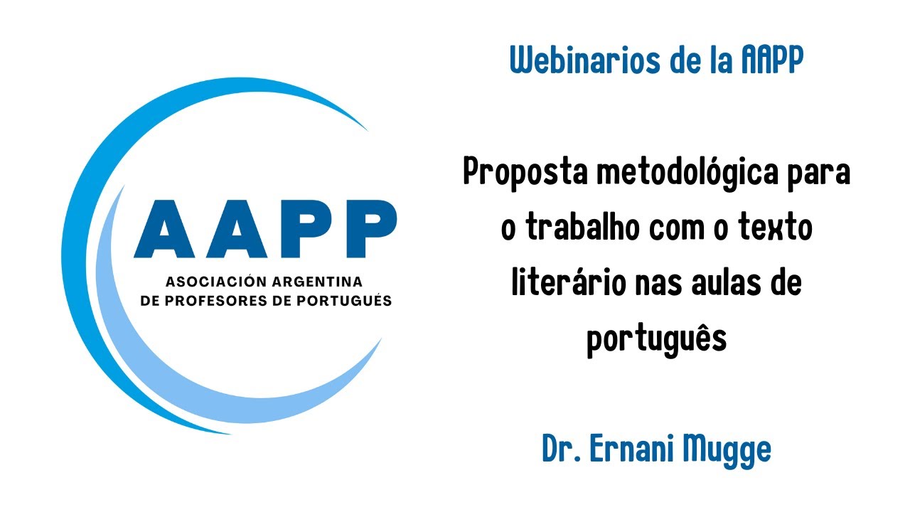 Webinários da AAPP - Leitura literária em sala de aula