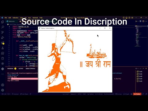 Shri Ram Navami Using Python Turtle Code Python Programming Hub