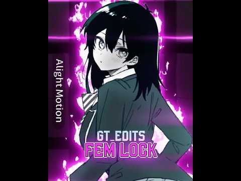 Fem lock 👅👅 || Song - No signal (ultra slowed)