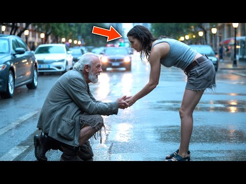 Žebračka pomáhá zmatenému starému muži – o 6 hodin později se objevují 4 luxusní auta!