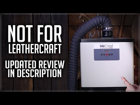 The WeCreat Fume Extractor - NOT for LEATHERCRAFT - See DESCRIPTION