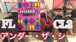 【フルート】アンダー・ザ・シー/リトルマーメイド【クラリネット】