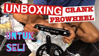 Upgrade Folding Bike Wimcycle Pocket Rocket - UNBOXING CRANK PROWHEEL OUNCE UNTUK SELI