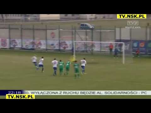 tv.nsk.pl 2014-03-23 MKP Pogoń Siedlce - RKS Radomiak Radom 1-0 (0-0) bramka relacja