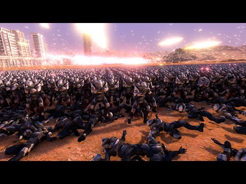 25000 U.S SOLDIERS VS 25000 TORNADO TROOPERS - Ultimate Epic Battle Simulator 2 UEBS2