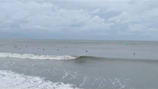 Post Hurricane Dorian Surf at Hightower Beach in Satellite Beach FL Sept 4 2019
