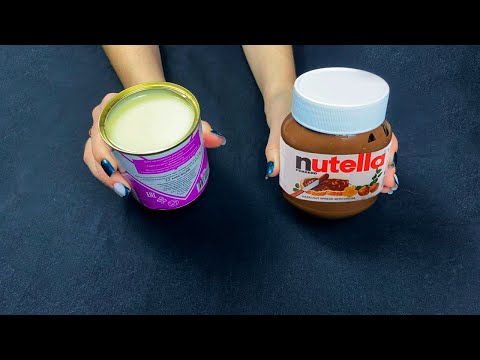 Kondensmilch mit Nutella verquirlen! Sie werden begeistert sein! großartiger Geschmack!
