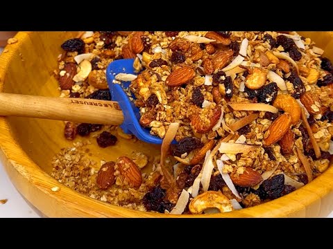 How To Make Granola At Home | Very Easy And Detailed Granola Recipe