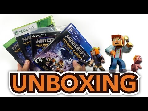 Minecraft: Story Mode (PS4 /PS3 /Xbox One/ Xbox 360) Unboxing!!!!