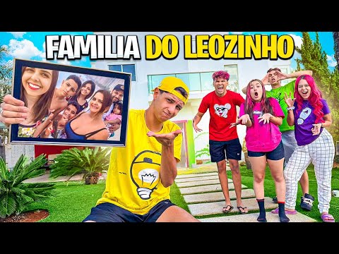 ESSA É A VERDADEIRA FAMÍLIA DO LEOZIN *revelamos tudo !